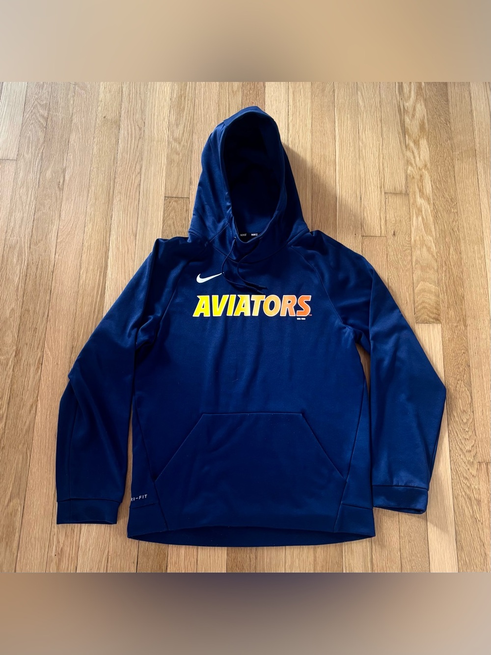 Nike Las Vegas Aviators Baseball Hoodie Mens Small Blue Warmup Dri Fit